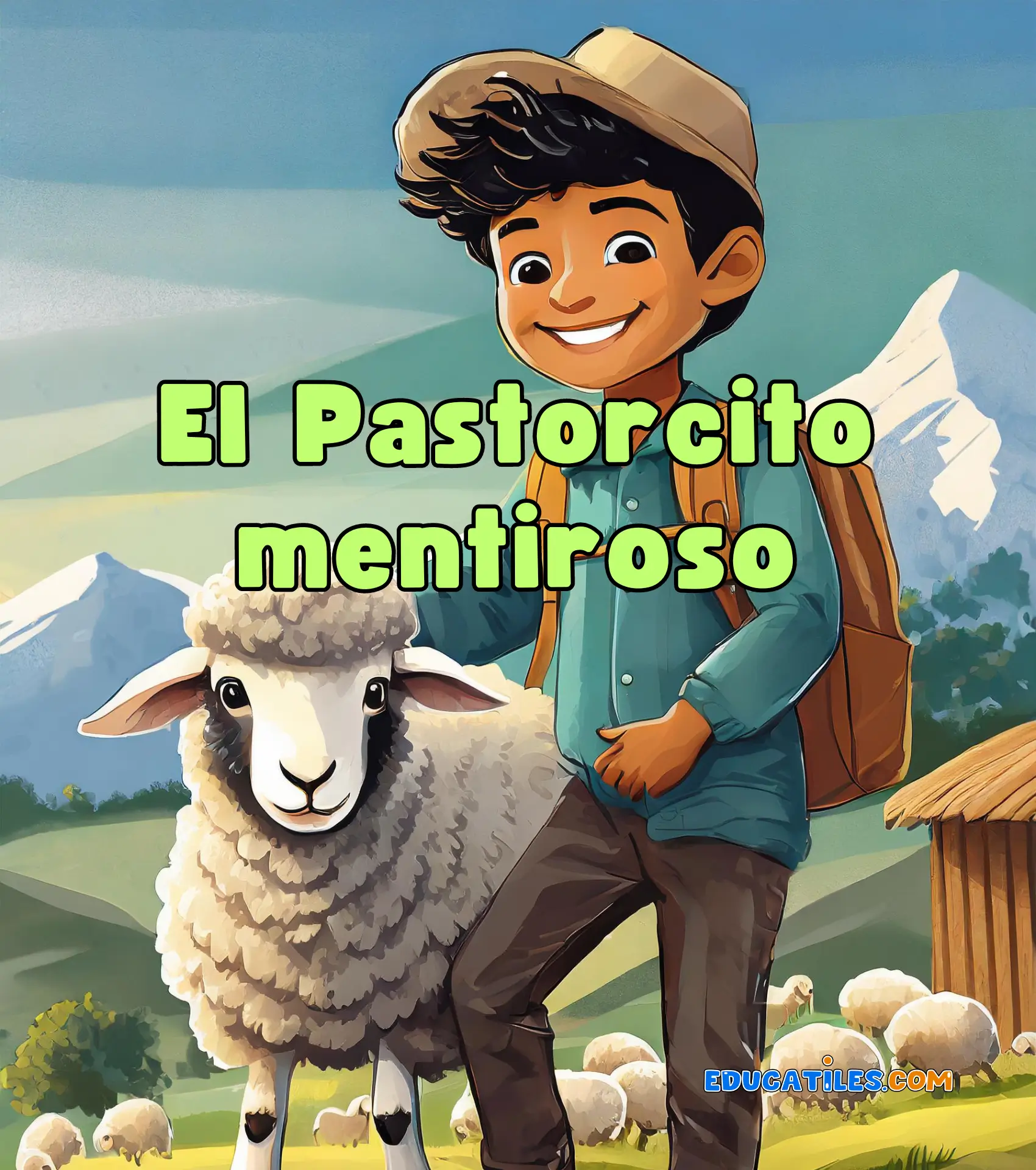 El Pastorcito mentiroso Cuentos cortos para dormir niños