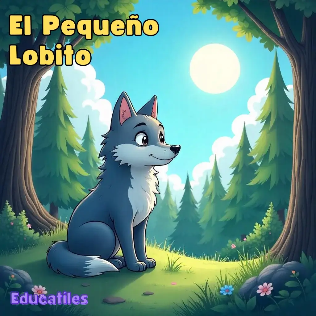 Audio-cuentos-El-Pequeño-Lobito-historia-corta-para-niños