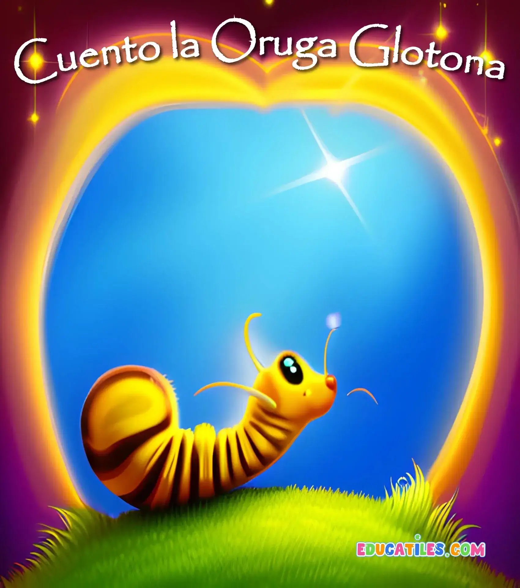 Cuento la oruga glotona - Cuentos cortos en español y recursos para niños