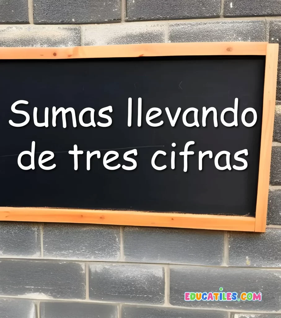 Sumas llevando de tres cifras