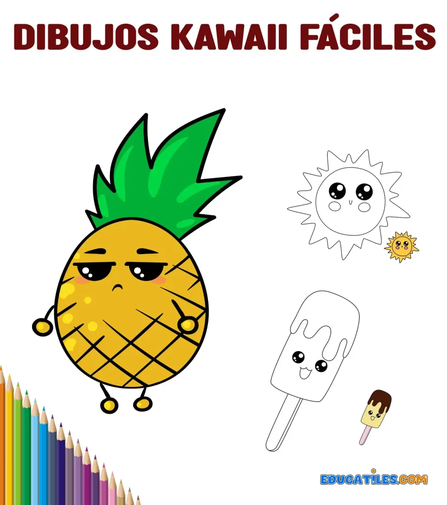 Dibujos kawaii fáciles
