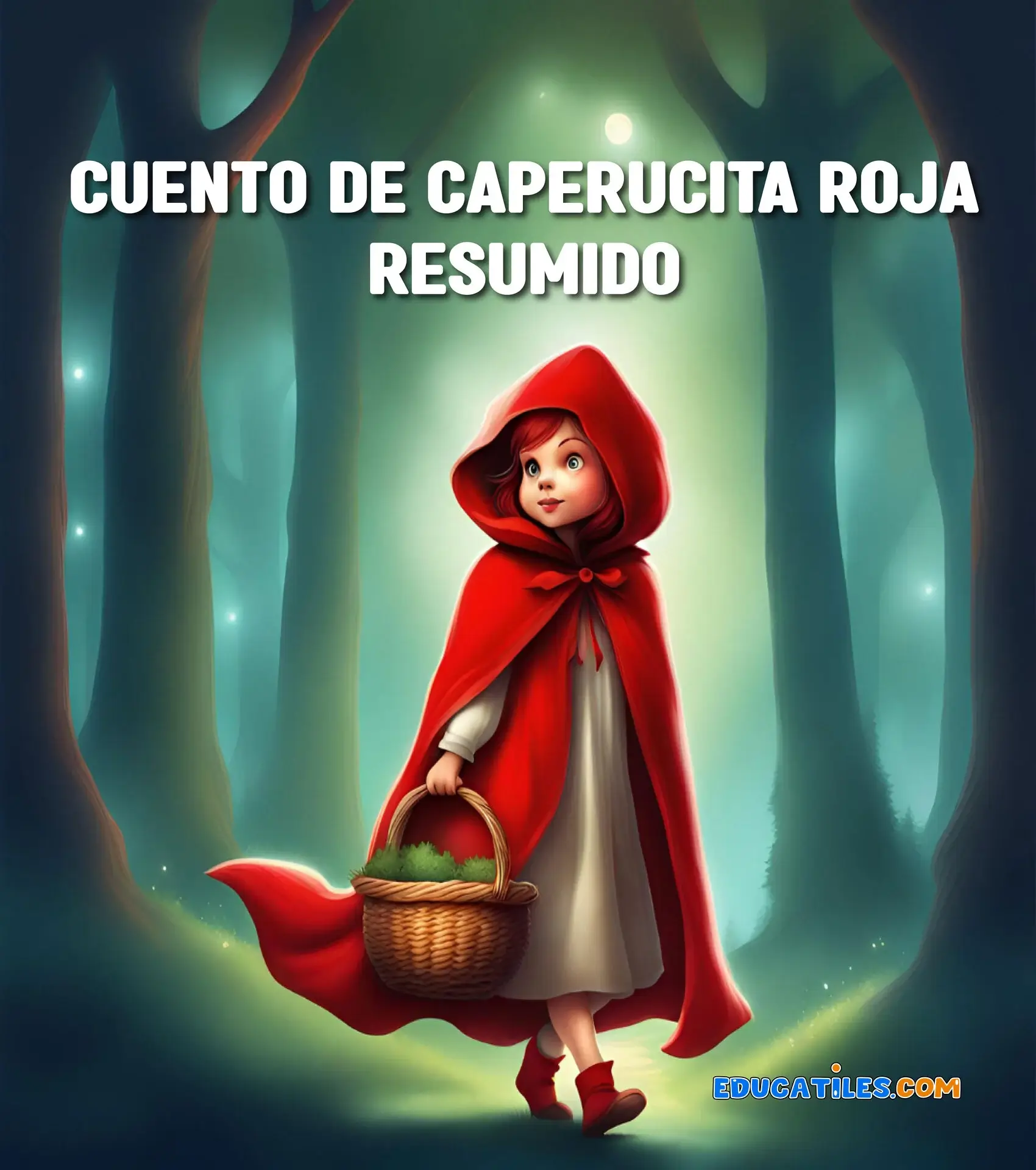 Cuento de caperucita roja resumido - Cuentos en español, Materiales  educativos, Historias cortas para niños y Orientación familiar