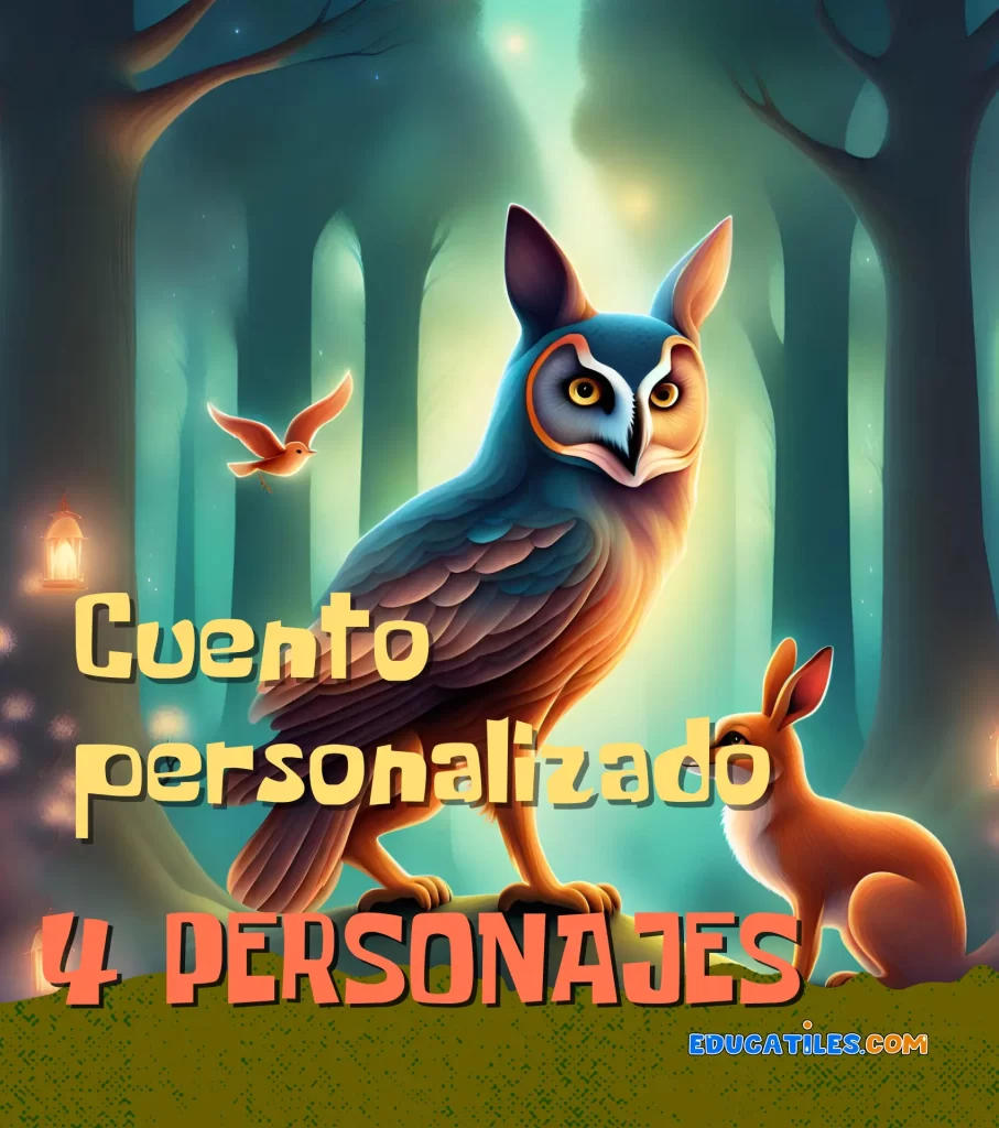 Cuento personalizado 4 personajes