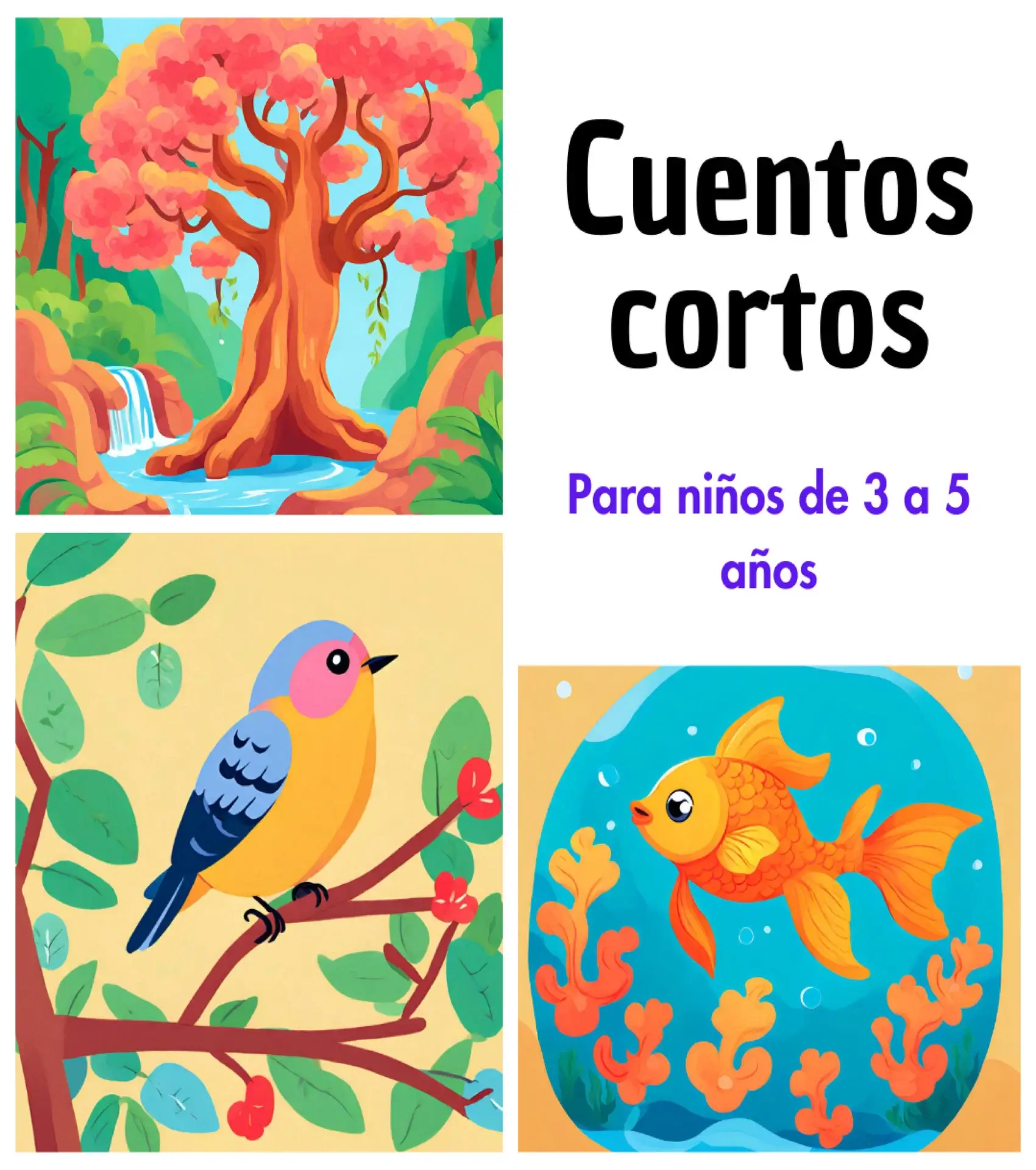 Cuentos cortos para niños de 3 a 5 años - Cuentos en español, Materiales  educativos, Historias cortas para niños y Orientación familiar