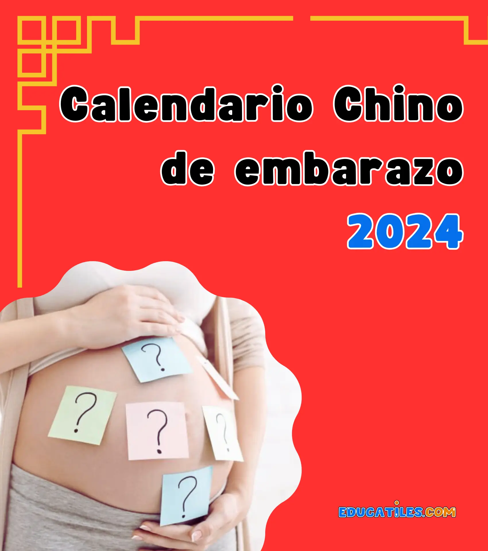 Calendario chino de embarazo 2024 Cuentos en español, Materiales