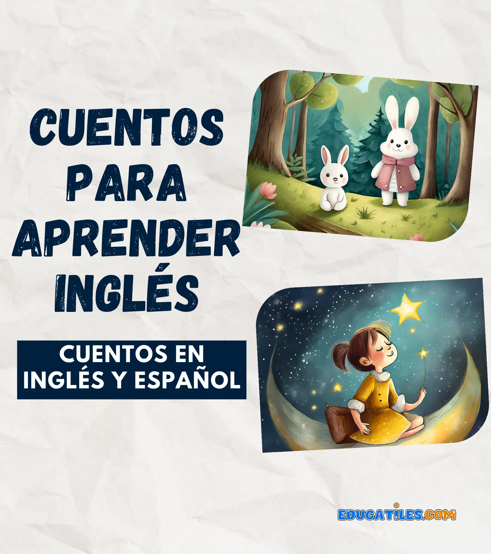 Cuentos para aprender inglés - Cuentos en español, Materiales educativos, Historias  cortas para niños y Orientación familiar