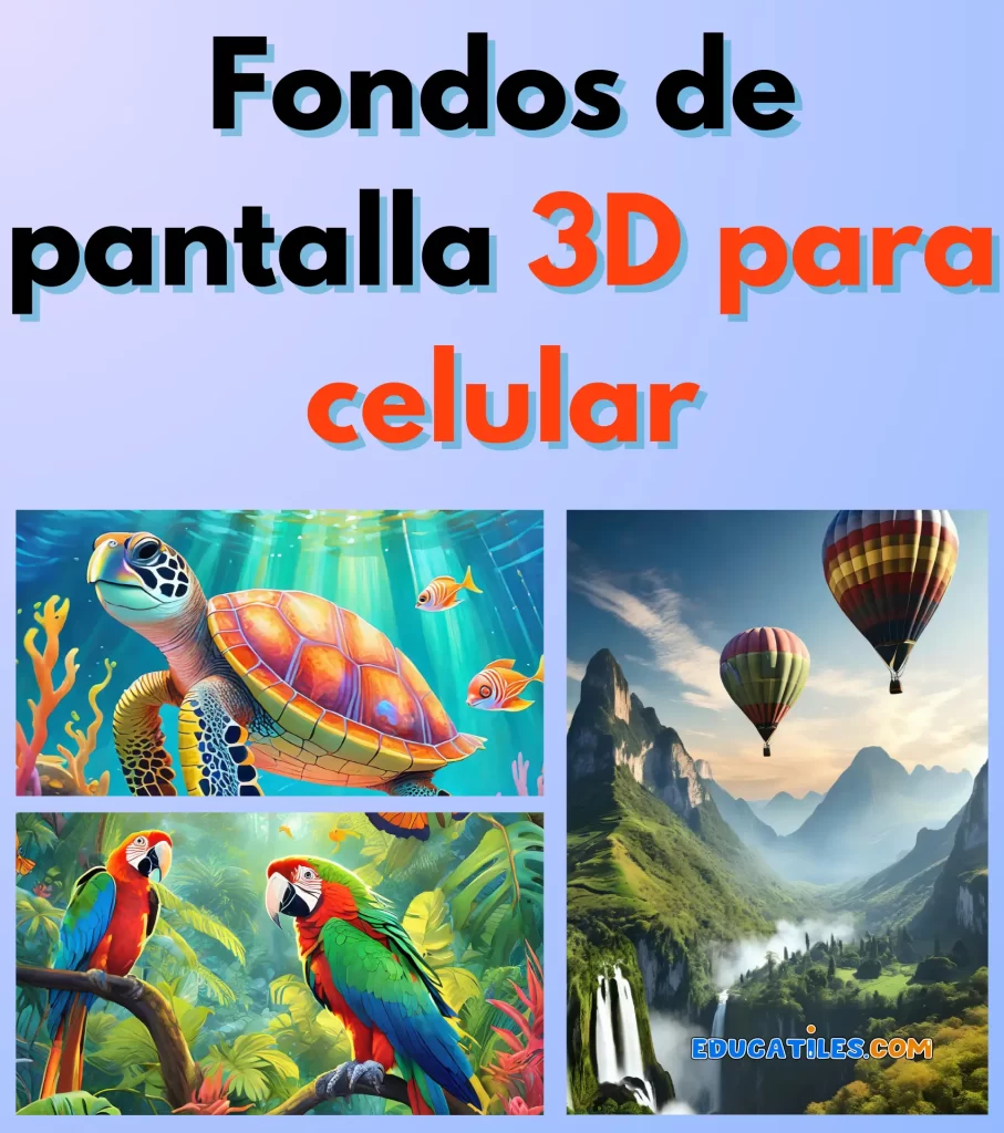Fondos de pantalla 3d para celular