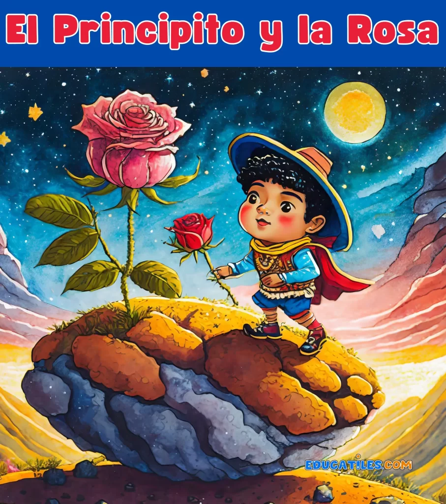 el principito y la rosa