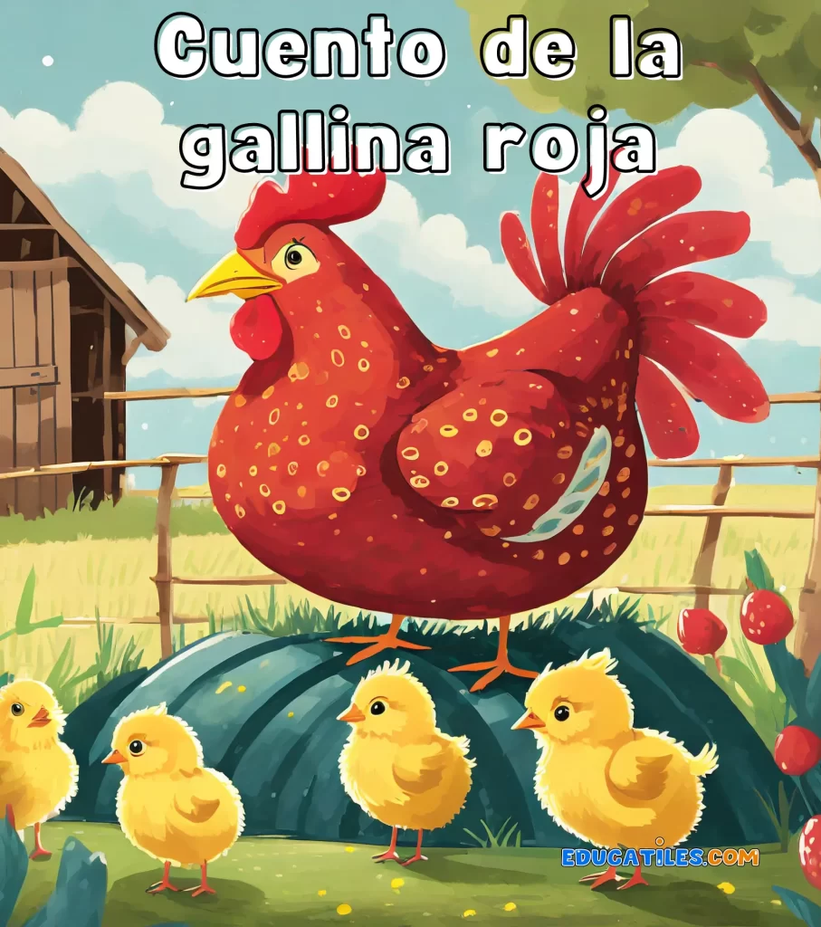 Cuento de la gallina roja