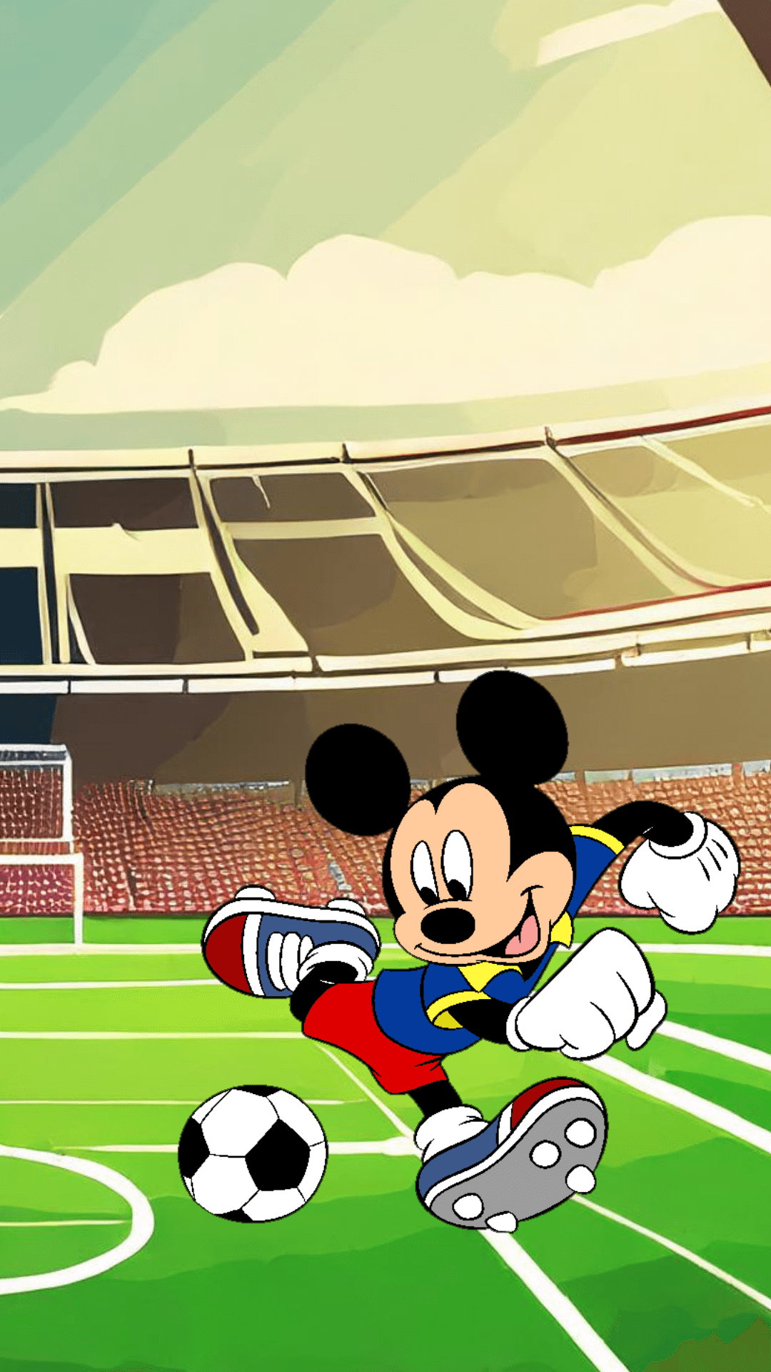 Mickey mouse futbolista