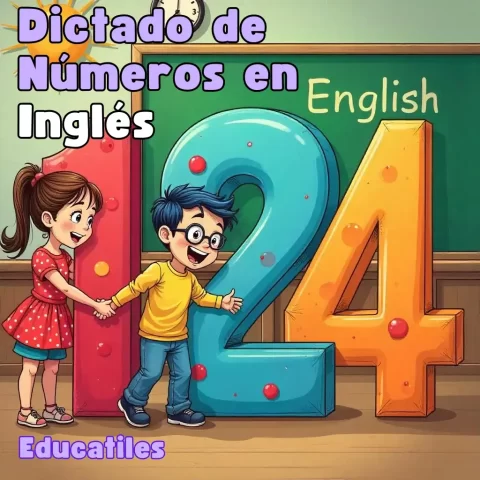 Dictado de Números en Inglés para niños