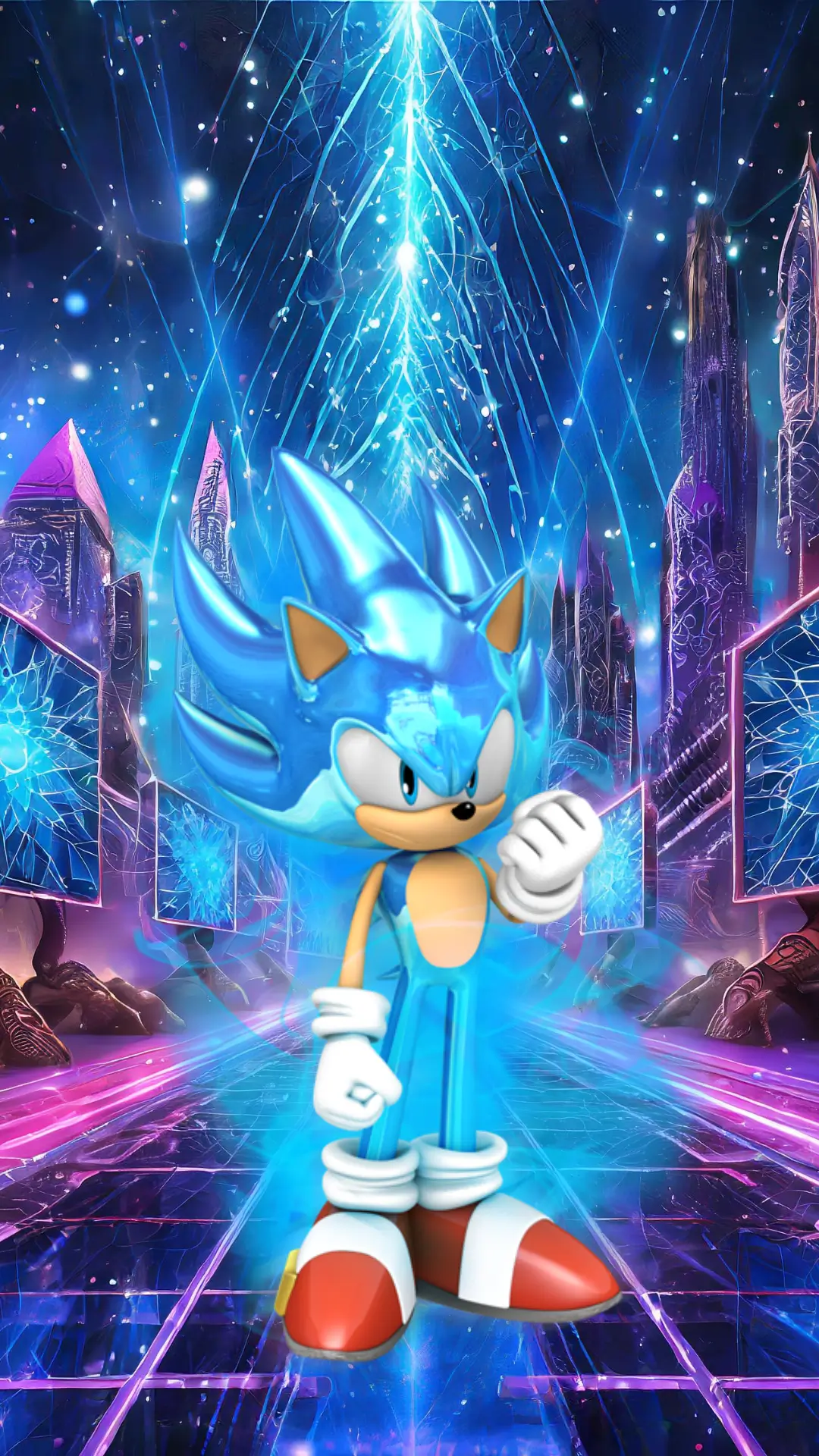 Fondo de Super Sonic en movimiento 4k