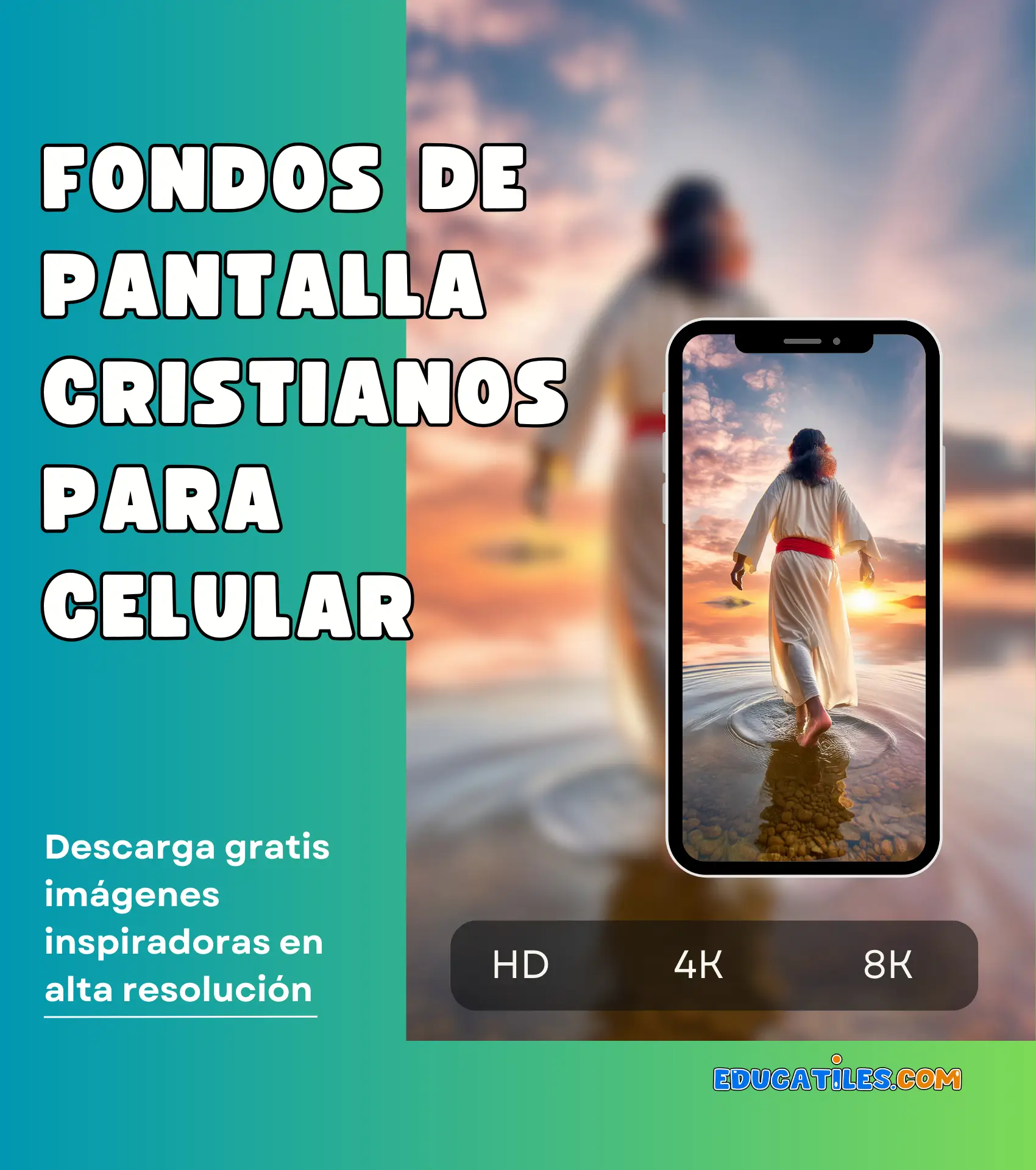 Fondos de pantalla cristianos para celular