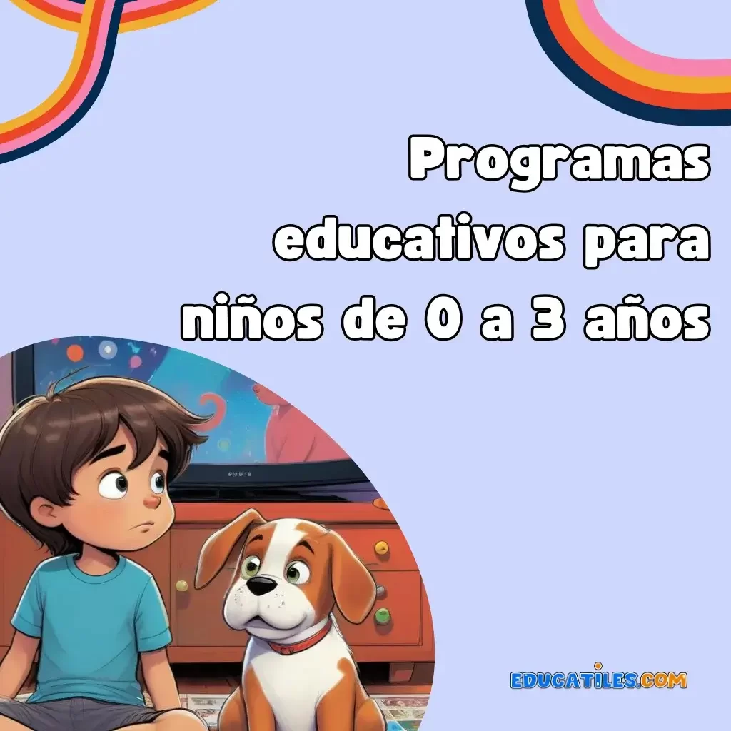 Programas educativos para niños de 3 años