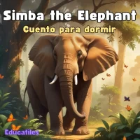 Cuentos-para-dormir-Simba-the-Elephant-historias-cortas-en-inglés-para-niños