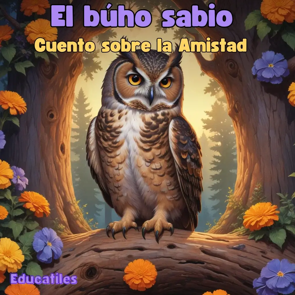 el búho sabio cuento sobre la amistad