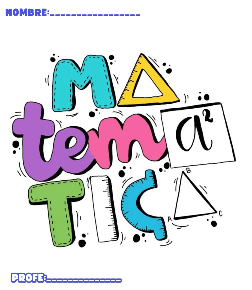 Portada de matematica