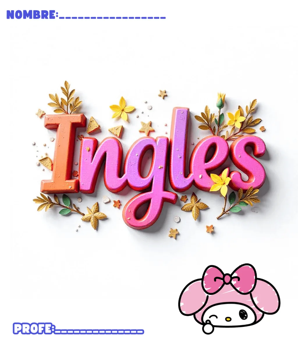 portada de ingles my melody