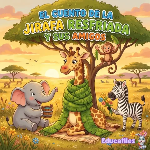 cuento la jirafa resfriada con audio