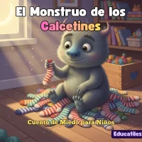 Audio-Cuento-de-Miedo-Para-Niños-el-mostruo-de-los-calcetines